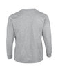 Gildan Youth Ultra Cotton®  Long-Sleeve T-Shirt SPORT GREY OFBack