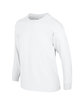 Gildan Youth Ultra Cotton®  Long-Sleeve T-Shirt WHITE OFQrt