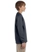 Gildan Youth Ultra Cotton®  Long-Sleeve T-Shirt CHARCOAL ModelSide