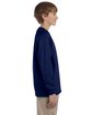 Gildan Youth Ultra Cotton®  Long-Sleeve T-Shirt NAVY ModelSide