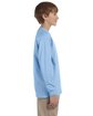 Gildan Youth Ultra Cotton®  Long-Sleeve T-Shirt LIGHT BLUE ModelSide