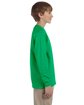 Gildan Youth Ultra Cotton®  Long-Sleeve T-Shirt IRISH GREEN ModelSide