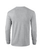 Gildan Adult Ultra Cotton® Long-Sleeve Pocket T-Shirt SPORT GREY FlatBack