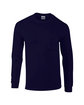 Gildan Adult Ultra Cotton® Long-Sleeve Pocket T-Shirt NAVY OFFront