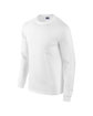 Gildan Adult Ultra Cotton® Long-Sleeve Pocket T-Shirt WHITE OFQrt