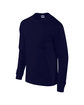 Gildan Adult Ultra Cotton® Long-Sleeve Pocket T-Shirt NAVY OFQrt