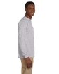 Gildan Adult Ultra Cotton® Long-Sleeve Pocket T-Shirt SPORT GREY ModelSide