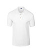 Gildan Adult Ultra Cotton® Adult Jersey Polo WHITE OFFront