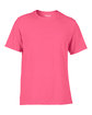 Gildan Adult Performance® Adult 5 oz. T-Shirt safety pink OFFront
