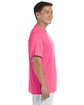 Gildan Adult Performance® Adult 5 oz. T-Shirt safety pink ModelSide