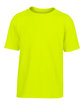 Gildan Youth Performance® Youth 5 oz. T-Shirt safety green OFFront