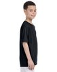 Gildan Youth Performance® Youth 5 oz. T-Shirt black ModelSide