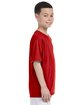 Gildan Youth Performance® Youth 5 oz. T-Shirt red ModelSide