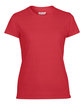 Gildan Ladies' Performance  T-Shirt RED OFFront
