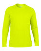 Gildan Adult Performance Long-Sleeve T-Shirt safety green OFFront