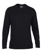 Gildan Adult Performance Long-Sleeve T-Shirt black OFFront