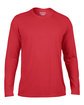 Gildan Adult Performance Long-Sleeve T-Shirt red OFFront