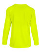 Gildan Youth Performance® Youth 5 oz. Long-Sleeve T-Shirt SAFETY GREEN FlatBack