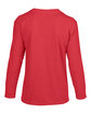 Gildan Youth Performance® Youth 5 oz. Long-Sleeve T-Shirt RED FlatBack
