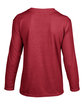 Gildan Youth Performance® Youth 5 oz. Long-Sleeve T-Shirt CARDINAL RED FlatBack