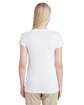 Gildan Ladies' Performance® V-Neck Tech T-Shirt WHITE ModelBack