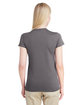 Gildan Ladies' Performance® V-Neck Tech T-Shirt MARBLED CHARCOAL ModelBack
