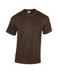 Gildan Adult Heavy Cotton™ T-Shirt dark chocolate OFFront