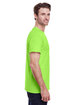 Gildan Adult Heavy Cotton™ T-Shirt NEON GREEN ModelSide