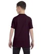 Gildan Youth Heavy Cotton™ T-Shirt dark chocolate ModelBack