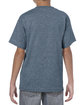 Gildan Youth Heavy Cotton™ T-Shirt heather navy ModelBack