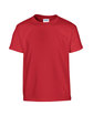 Gildan Youth Heavy Cotton™ T-Shirt red OFFront