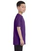 Gildan Youth Heavy Cotton™ T-Shirt purple ModelSide
