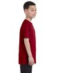 Gildan Youth Heavy Cotton™ T-Shirt cardinal red ModelSide
