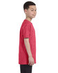 Gildan Youth Heavy Cotton™ T-Shirt heather red ModelSide