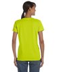 Gildan Ladies' Heavy Cotton™ T-Shirt SAFETY GREEN ModelBack
