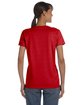 Gildan Ladies' Heavy Cotton™ T-Shirt red ModelBack