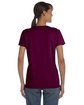 Gildan Ladies' Heavy Cotton™ T-Shirt MAROON ModelBack