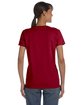 Gildan Ladies' Heavy Cotton™ T-Shirt CARDINAL RED ModelBack