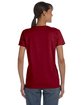 Gildan Ladies' Heavy Cotton™ T-Shirt ANT CHERRY RED ModelBack