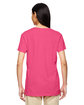 Gildan Ladies' Heavy Cotton™ T-Shirt SAFETY PINK ModelBack