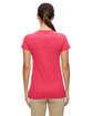 Gildan Ladies' Heavy Cotton™ T-Shirt HEATHER RED ModelBack