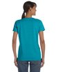 Gildan Ladies' Heavy Cotton™ T-Shirt tropical blue ModelBack