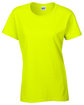 Gildan Ladies' Heavy Cotton™ T-Shirt SAFETY GREEN OFFront