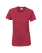 Gildan Ladies' Heavy Cotton™ T-Shirt ANT CHERRY RED OFFront