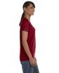 Gildan Ladies' Heavy Cotton™ T-Shirt GARNET ModelSide