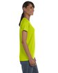 Gildan Ladies' Heavy Cotton™ T-Shirt SAFETY GREEN ModelSide