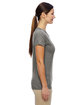Gildan Ladies' Heavy Cotton™ T-Shirt GRAPHITE HEATHER ModelSide