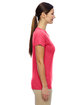 Gildan Ladies' Heavy Cotton™ T-Shirt HEATHER RED ModelSide