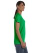 Gildan Ladies' Heavy Cotton™ T-Shirt ELECTRIC GREEN ModelSide