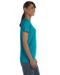 Gildan Ladies' Heavy Cotton™ T-Shirt TROPICAL BLUE ModelSide